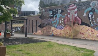 mural in Tikkurila, Vantaa, Finland